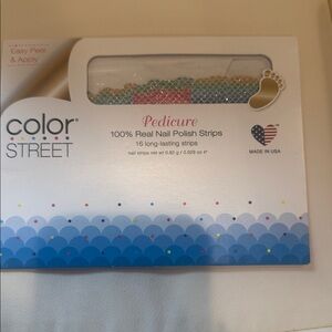 Color Street Pedicure Nail Strips - Multicolor Glitter